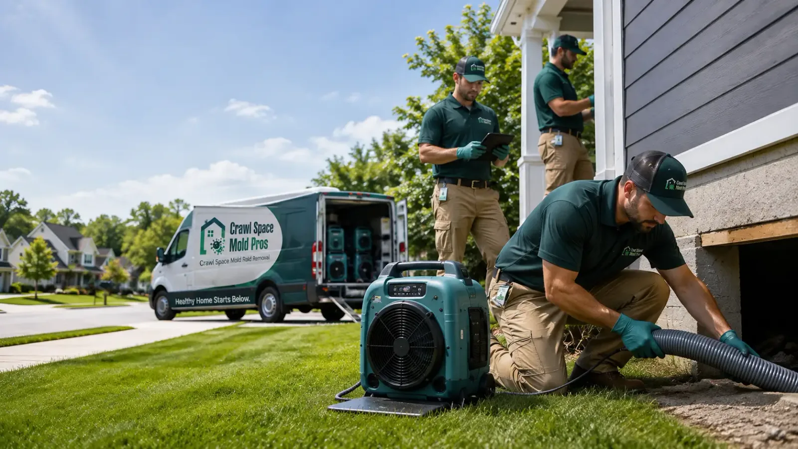 Crawl Space Mold Removal in Rutherford, CA